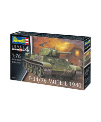 Revell Plastic Model T-34/76 Modell 1940 1:76