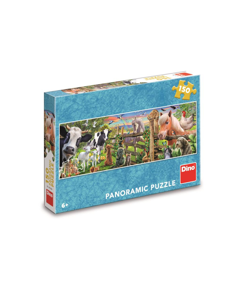 Dino panoramātiskais puzzle 150 komplekti