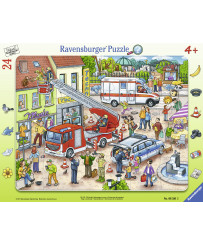Ravensburger Frame Puzzle 24 pc Dzīvnieku ambulance
