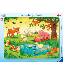 Ravensburger Frame Puzzle 42 pc Little Animal Friends