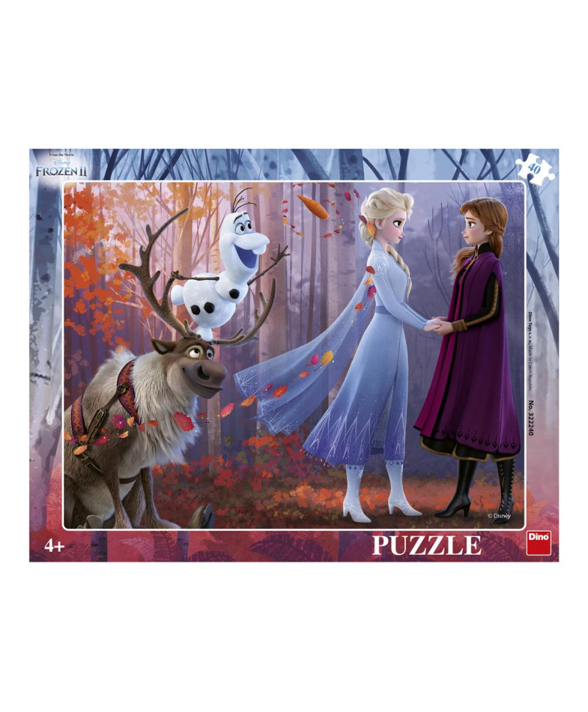 Dino Frame Puzzle 40 pc big, Frozen