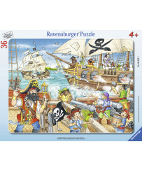 Ravensburger Frame Puzzle 36 pc Attack of Pirates