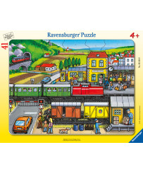 Ravensburger Frame Puzzle 41 pc Train Station