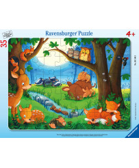 Ravensburger Frame Puzzle 35 pc Sleeping Animals