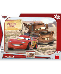 Dino Frame Puzzle 12 pc big, Disney Cars