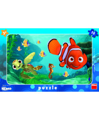 Dino Frame Puzzle 15 pc maza, Disney meklē Nemo