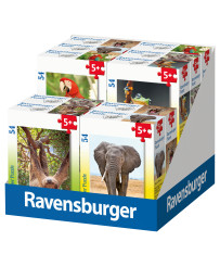 Ravensburger Mini-puzzle 54 pc Eksotiskie dzīvnieki