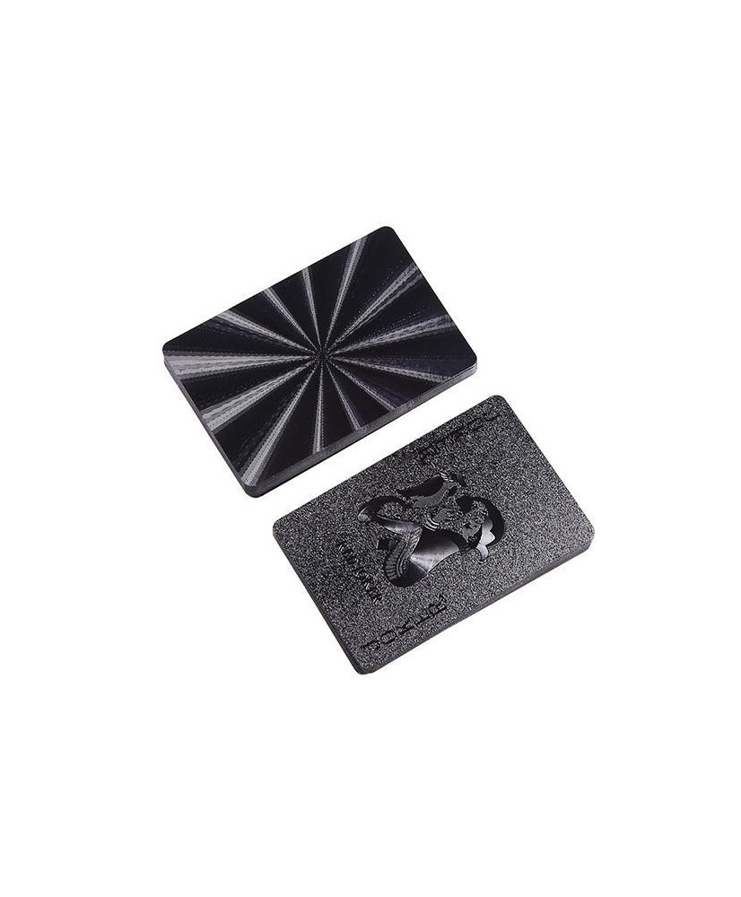 Plastic playing cards black