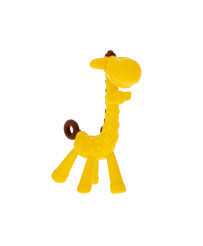 Silicone teething teether yellow giraffe