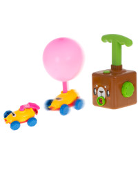 Aerodynamic car teddy bear balloon launcher
