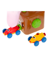 Aerodynamic car teddy bear balloon launcher