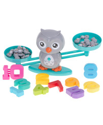 Educational scales learning to count owl large