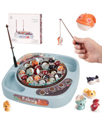 Family game fish fishing + accessories blue 27el.