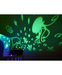 Star projector bedside lamp + sea depths