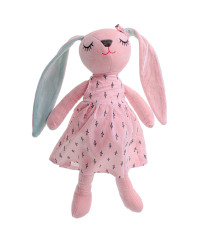 Plush mascot rabbit pink 52cm