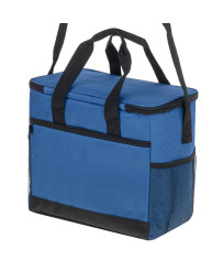 Thermal beach camping picnic bag 16L navy blue