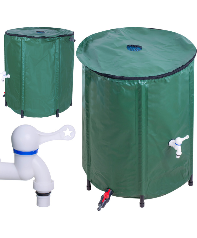 Rainwater tank with tap rainwater barrel 200L