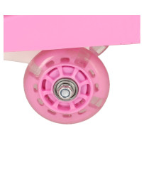 Gravitatsiooni rullirada helendavad LED rattad roosa
