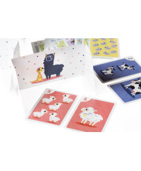 MUDUKO Game I count animals Peter and memory playing cards