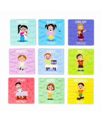 MUDUKO Game I Know Emotions: memory ecogame. Picture cards for children