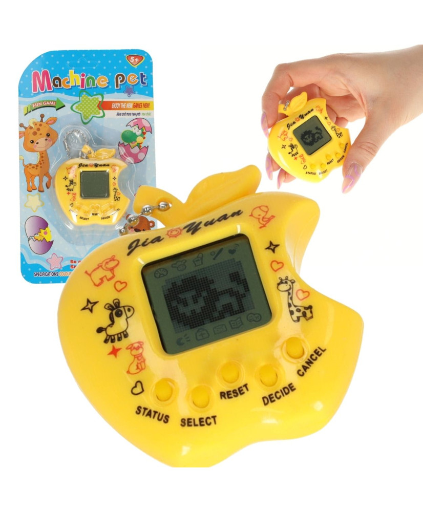 Toy Tamagotchi electronic game apple yellow
