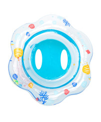 Inflatable wheel with seat for children blue
