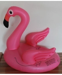 Inflatable pontoon wheel for children flamingo