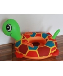 Inflatable pontoon mattress for children turtle
