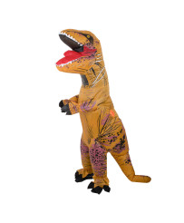 T-REX Hiiglaslik pruun täispuhutav dinosaurusekostüüm 1.5-1.9m
