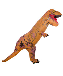 Inflatable dinosaur costume T-REX Giant brown 1.5-1.9m