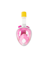 Pilnībā salokāma snorkelēšanas maska S/M rozā krāsā