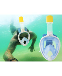 Full folding snorkel mask L/XL blue