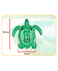 Piepūšamais peldvietu matracis bruņurupucis pontons INTEX 150cm