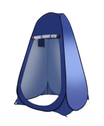 Tent shower changing room portable wc blue