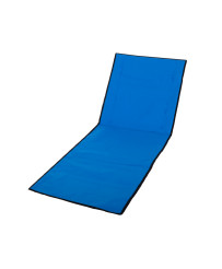 Beach mat recliner with backrest foldable 150x47x48cm