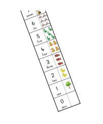 TTS Bee-Bot un Blue-Bot skaitļu line Mat