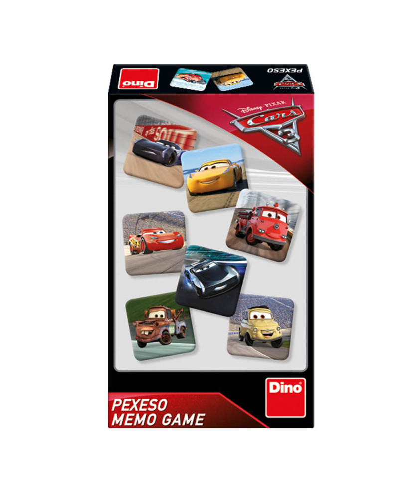 Dino Galda spēles Memo Cars 3
