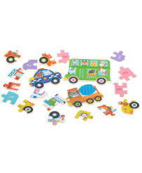 Konservētas puzles transportlīdzekļi 30 puzles