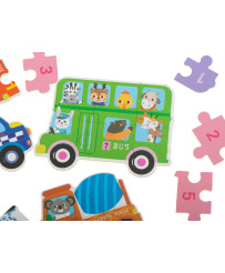 Puzzle in a can vehicles 30 puzzles