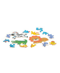 Puzzle in a can safari animals 25 puzzles
