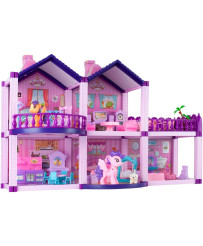 Villa doll and pony house with horses