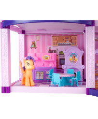 Villa doll and pony house with horses