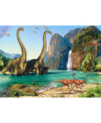 CASTORLAND Puzzle 60el. In the Dinosaurs World