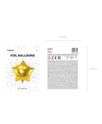 Folijas balons Zvaigzne 48cm
