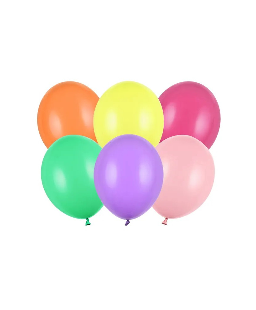 Balloons Strong 27cm Pastel mix color 100pcs