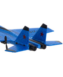 RC SU-35 reaktīvā lidmašīna FX820 zila