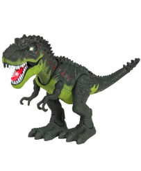 T-REX electronic dinosaur walks roars green
