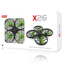 Syma X26 šķēršļu novēršanas RC drons 2.4Ghz bezgalvas drons