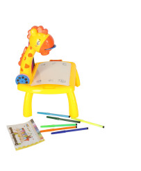 Projektora projektora zīmēšanas galds žirafe dzeltens